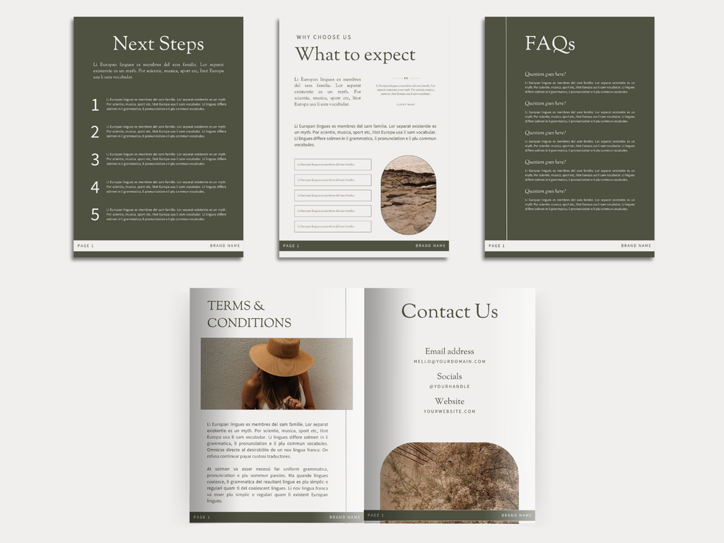 Olive - Services & Pricing Guide