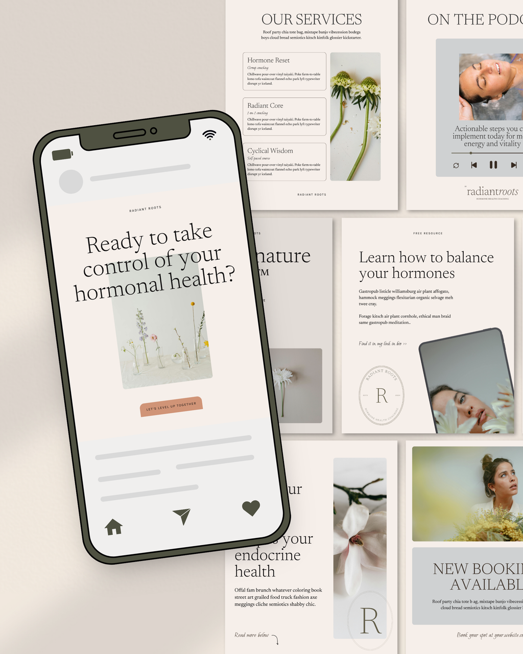 Radiant Roots - Instagram Templates