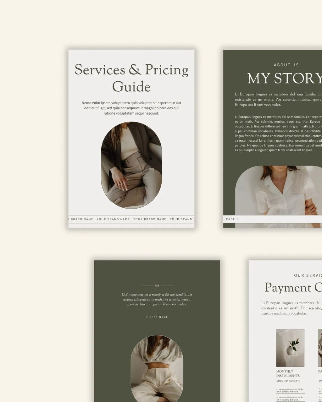 Olive - Services & Pricing Guide