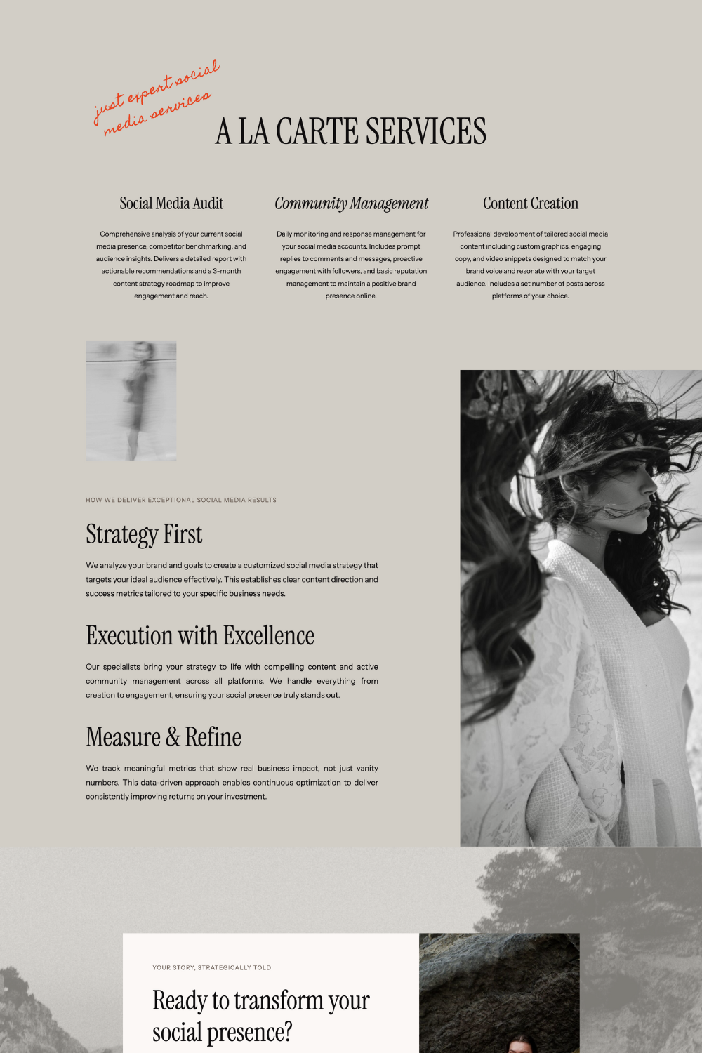 Zephyr Agency - Showit Website Template